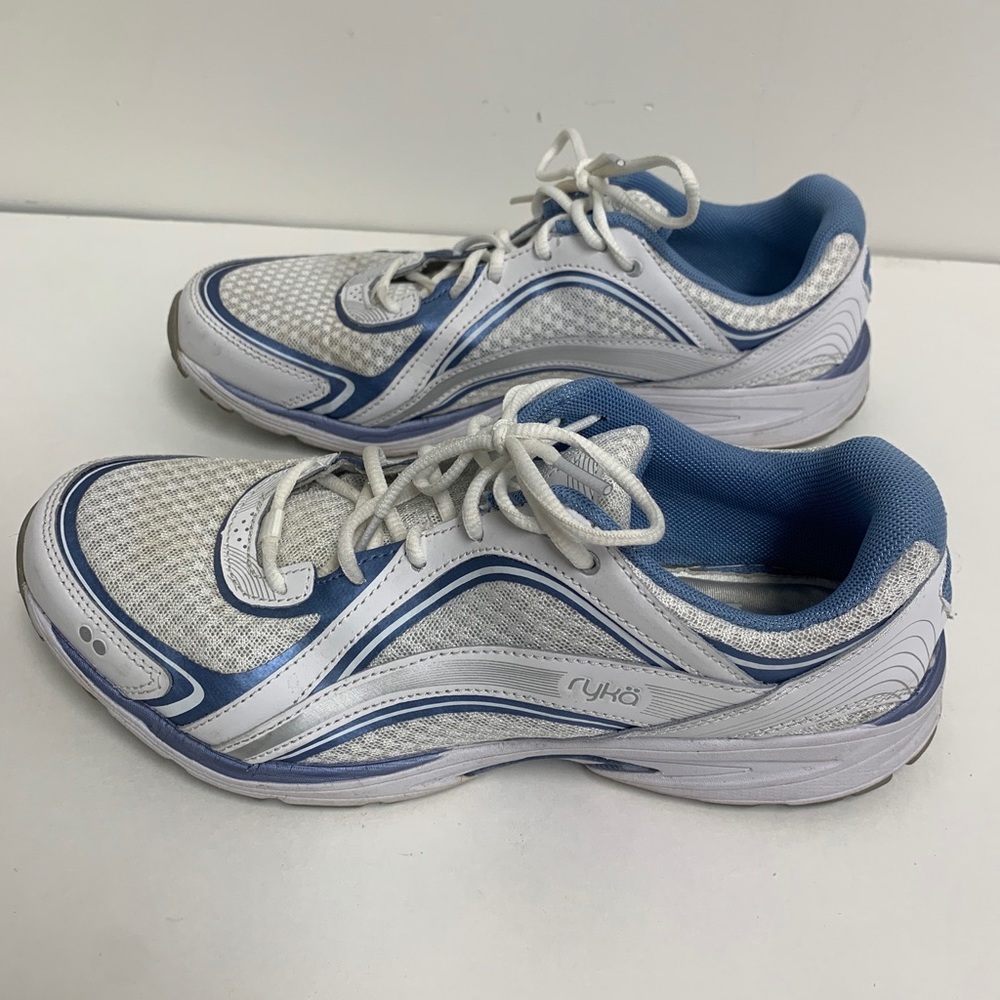 Ryka Womens Sky Walk Blue Walking Shoes Size 9.5 GUC Runs Small - Picture 3 of 10